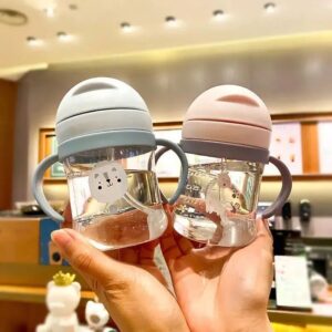 Cute Bear Training Cup with Dual Handles